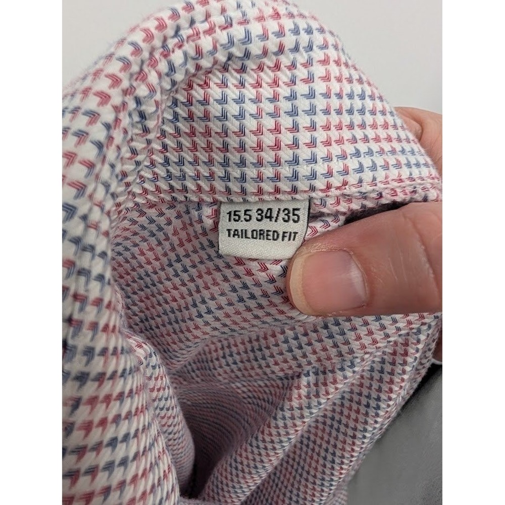 Twillory Mens Long Sleeve button down dress shirt 15.5 34/35 Tailored Fit - Picture 7 of 7